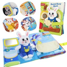 Busy Book for Toddlers 1-3 - Montessori Busy Book for 1 Year Old, Toddler Bu...