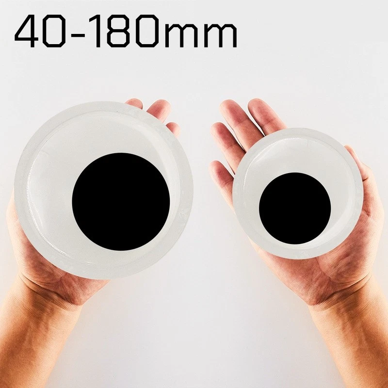 SOL 20 grandi occhi finti autoadesivi da 4 cm, occhi da attaccare per artigianato, giocattoli sensoriali e decorazioni, divertenti per bambini e adulti, perfetti per marionette, progetti fai da te