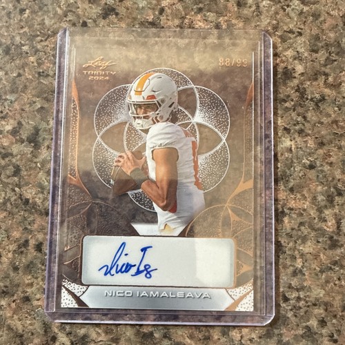 Nico Iamaleava #BA-NI1 2024 Leaf Autograph card