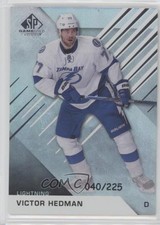 2016-17 SP Game Used Rainbow Player Age 40/225 Victor Hedman #55 au7