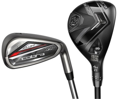 Cobra DS ADAPT MAX Combo 5-PW, GW Iron Set Regular KBS PGH Players 75 New
