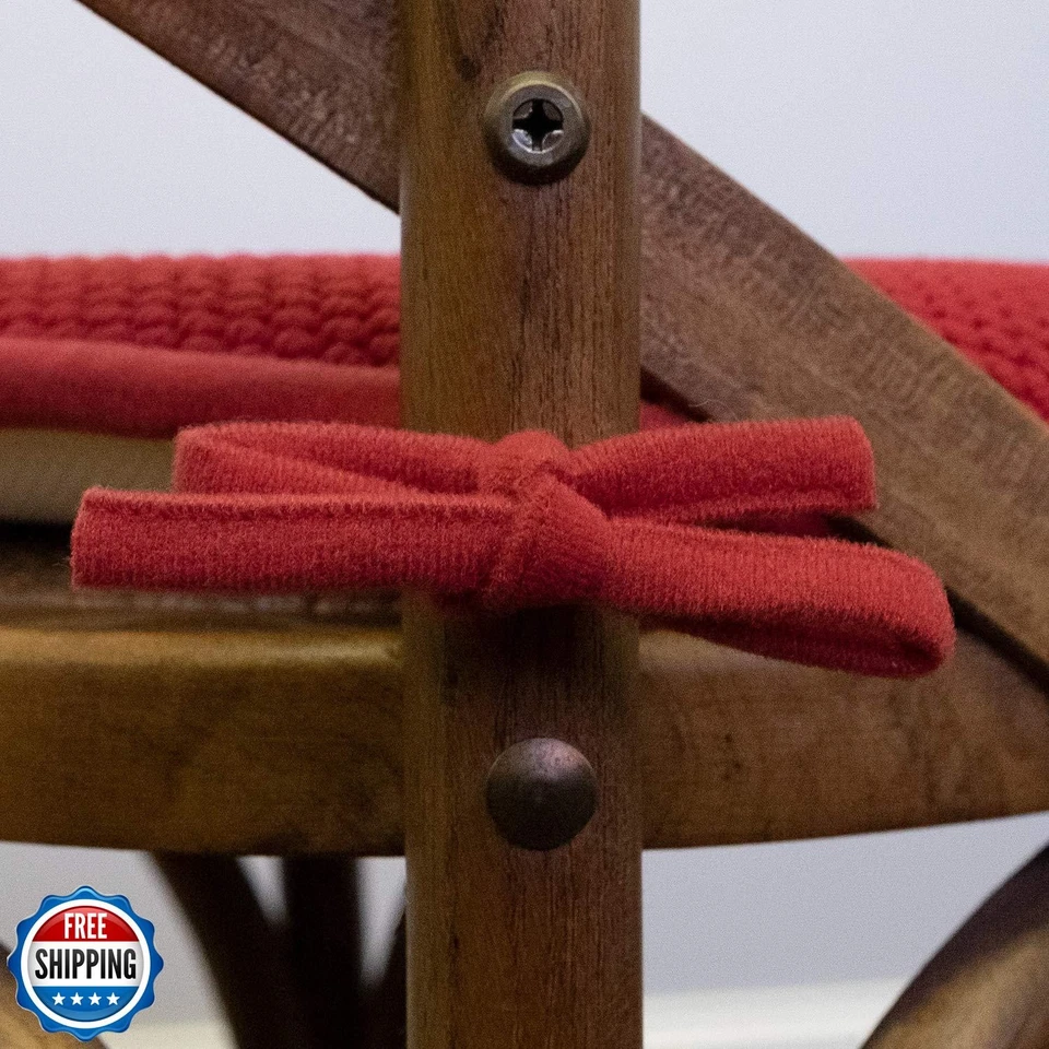 Sweet Home Collection Chair Cushion Memory Foam Pads with Ties Ho - Image 4 of 4