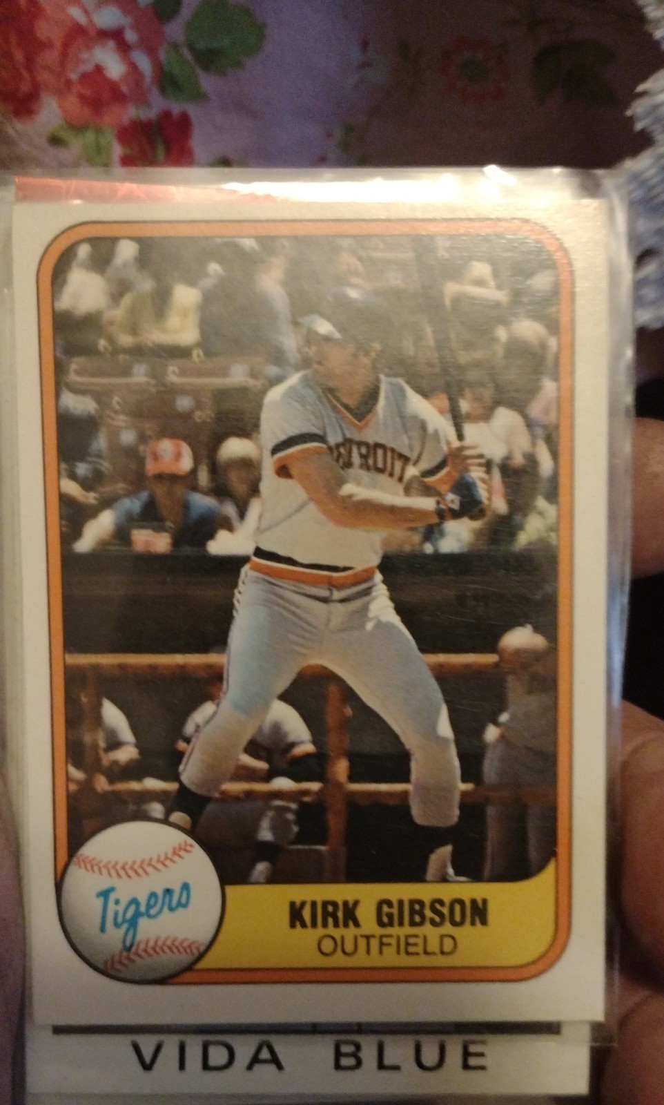 1981 Fleer - Kirk Gibson #481 (RC)