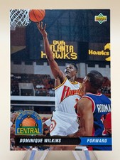 Dominique Wilkins 1992-93 Upper Deck All-Division Team #AD7  Atlanta Hawks