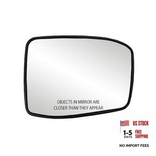 30257 Passenger Side Heated Mirror Glass w/Backing Plate, Passenger Side RH
