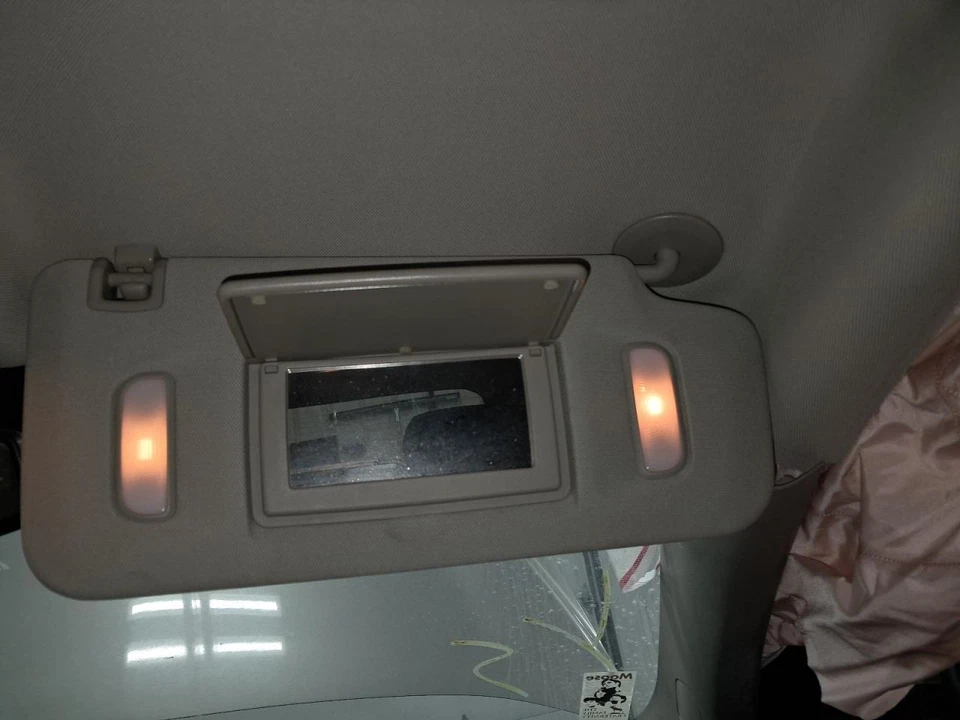 2012 Chevrolet Equinox Passenger Right Sun Visor Black Used 67000 Miles - Image 2 of 4