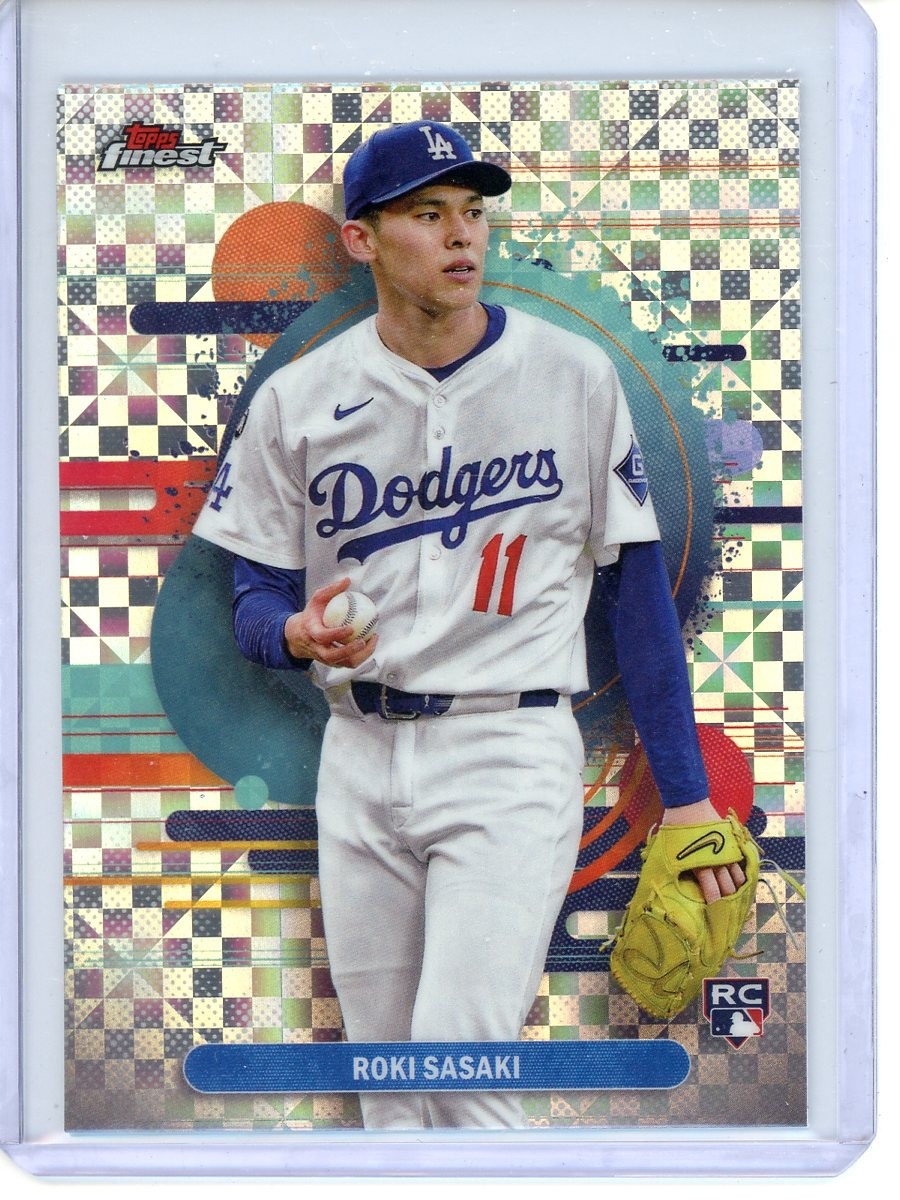 Roki Sasaki Rookie X-Fractor 2025 Finest #116