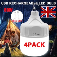 Super Bright LED Lantern Rechargeable USB Camping Light Tent Lamp Night Light 4X