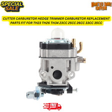 For Titan Carburettor 25cc Engine Trimmer Strimmer Multi Tool Carb Carburetor UK