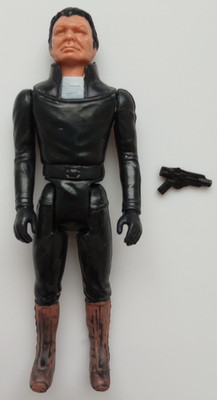 BALTAR with plastic gun blaster COMPLETE - Battlestar Galactica 1978 Vtg Mattel