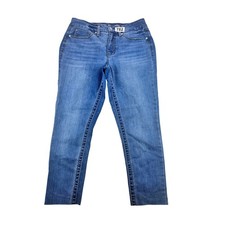 Seven7 Jeans Tummyless High Rise Skinny Blue Wash Size 8