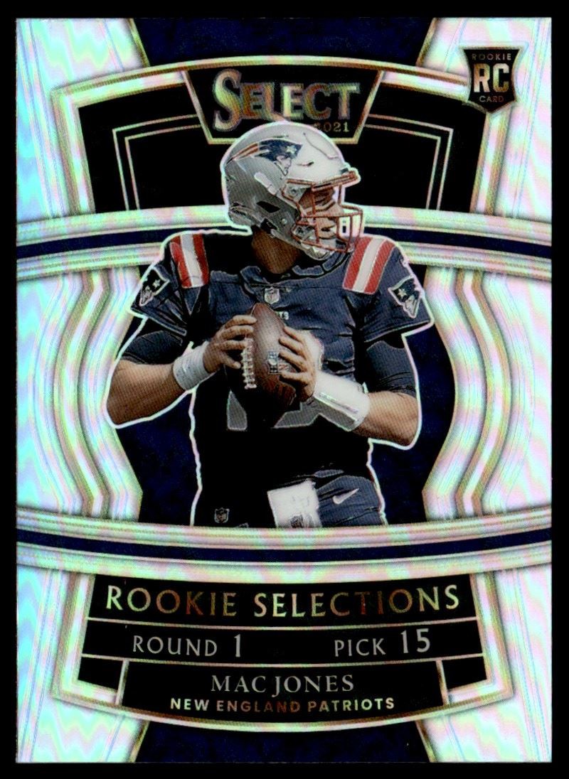 2021 Select Silver Prizms Rookie Selections Mac Jones New England Patriots #RS-5