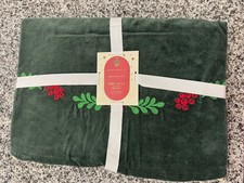 Pottery Barn Kids Rifle Paper Co. Velvet Tree Skirt Mono “Morris” Open Box