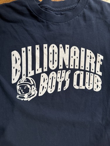 BILLIONAIRE BOYS CLUB T Shirt Space Boy BB Arch Mens Medium, Navy Blue - Picture 2 of 5