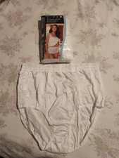 Vintage Woman's K Mart Pink Nylon Brief Panties Lace White NIP 5 Pair Size 9
