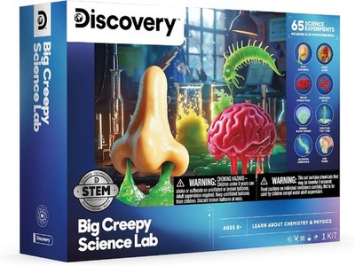 Big Creepy Science Lab   65 Experiments STEM Kit for Kids| Slime,