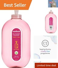 739 ml Biodegradable Floor Cleaner with Wild Rhubarb Scent - Plant-Based Formula 6.75 per litre