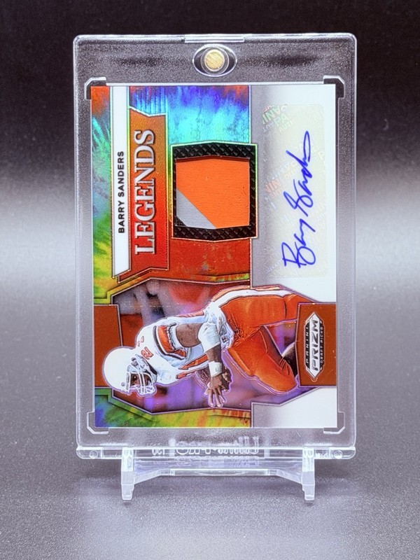 2024 Prizm Draft Picks - Barry Sanders Legends /25 Patch Auto #LPA-BSA