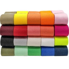 Assorted-Color Heavy Duty 1 1/2" Cotton Webbing Straps 26yds