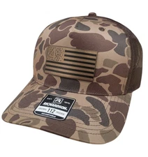 Custom Richardson 112 Trump 457 45 47 Duck Camo MAGA Engraved In USA