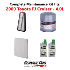 2009 Toyota FJ Cruiser 4.0L Complete Air, Oil & Cabin Filter Kit (5W-30)