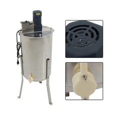 2/4 Frames Stainless Steel Electric Honey Extractor Beekeeping Equipment 1300RPM
