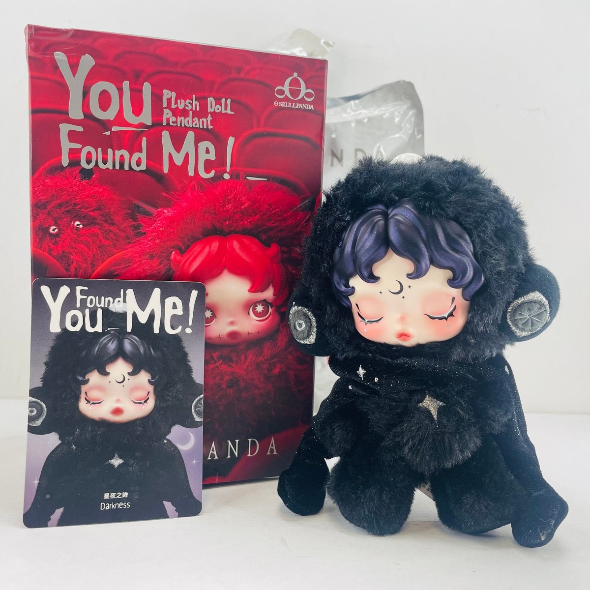POP MART x Skullpanda You Found Me Series Plush Doll Pendant