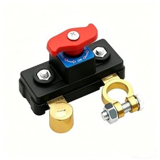 Battery Disconnect Switch, 12V/24V Power Isolator Cut Off Switch for Car,