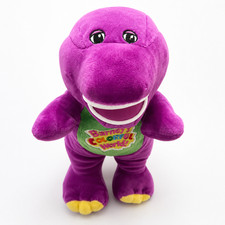 Barney Plush 30CM Singing I Love You Purple Dinosaur Kids Gift Collectible New