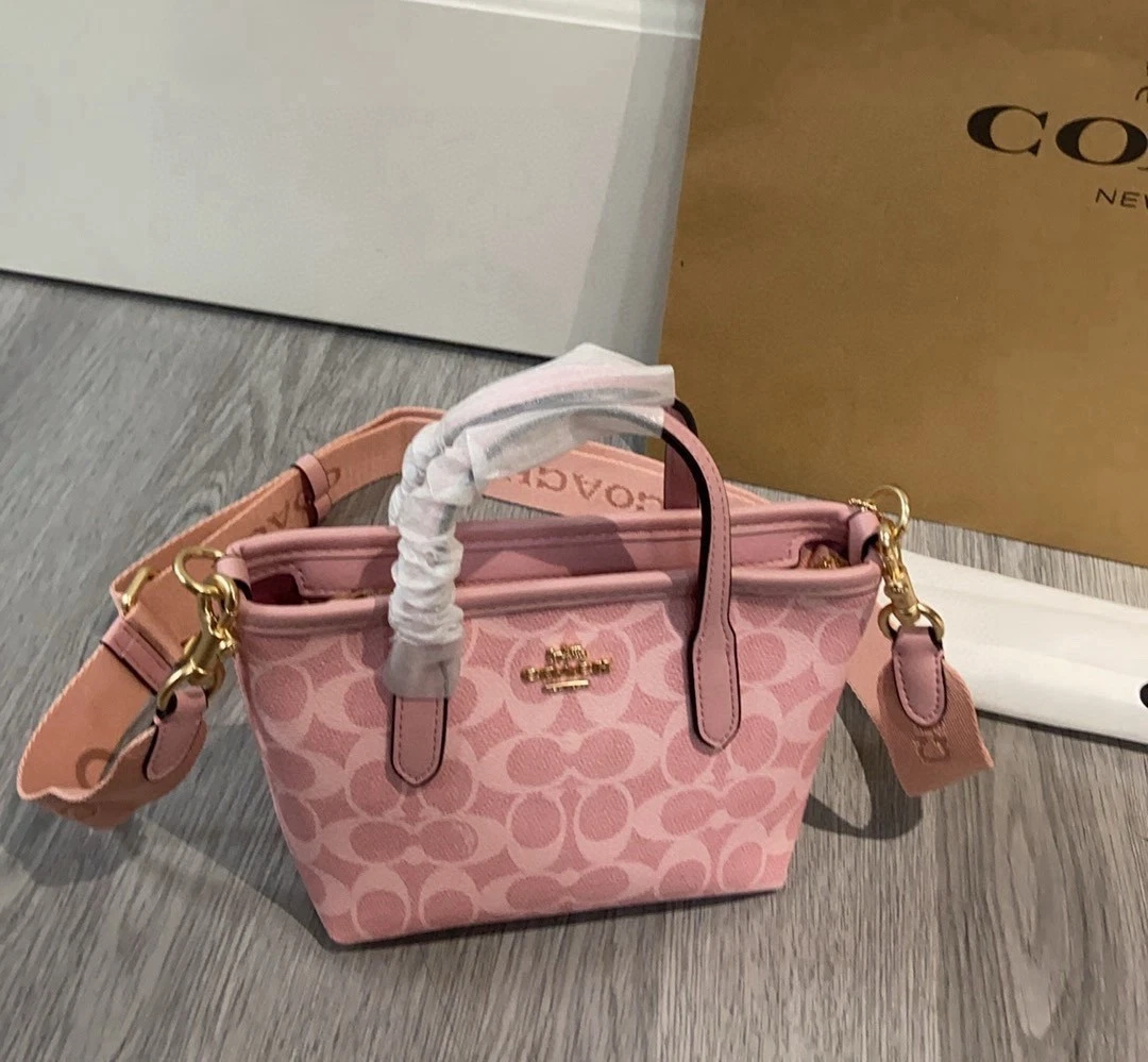 Coach Pink Tote Bags & Handbags for Women for sale | eBay