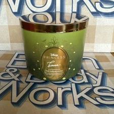 Bath & Body Works TIANA DISNEY PRINCESS 3-Wick Scented Candle 14.5 Oz New!