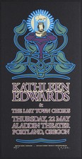 Kathleen Edwards Poster 2008 Aladdin Theater Portland OR Gary Houston S/N