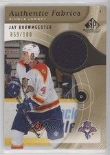 2005-06 SP Game Used Edition Authentic Fabrics Gold 59/100 Jay Bouwmeester 0w83