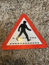Zebra Crossing Uk Road Sign 67cmx60cm Mancave Tv Film Sets