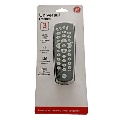 GE Programmable Universal Remote Control 3 Device 34456 BRAND NEW in package