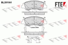 Bremsbelagsatz Scheibenbremse FTE 9011001 für HYUNDAI i10 2 BA IA 3 AC3 AI3 LPG