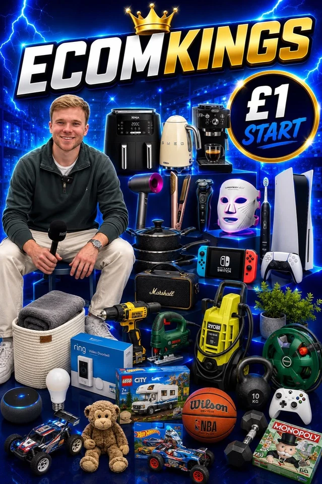 £1 Starts | Home, Tech, Toys, DIY, Sports & More Every Live!