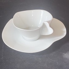 Tasse et soucoupe Café Cœur Uni en porcelaine de Limoges  Jacques Pergay