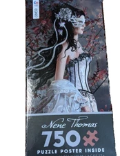 NEW Nene Thomas Art Aveliad In Autumn Ceaco Jigsaw Puzzle 750 Piece W/Poster