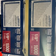 Qep Tile Leveling System Clips 1000 Pack Tile Leveler Spacers 1/8 Inch