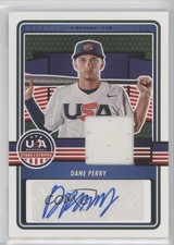 2023 Panini USA Baseball Stars & Stripes Materials Dane Perry #15U-DP Auto 0j81