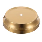 Iron Desk Lamp Base Universal Heavy Duty Rounded Plate 14.00X14.00X3.80 cm