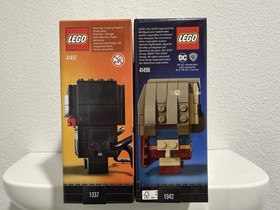LEGO 2017 SDCC BRICKHEADZ 41497 SPIDER-MAN & VENOM & 41496 SUPERGIRL & MARTIAN
