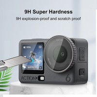 Lens + Front And Back Screen Tempered Glass Film For Dji Osmo Action 6