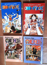 LOTTO 4 FUMETTI ONE PIECE N. 1-2-3-4 (MANGA ED. STAR COMICS) ELICHIRO ODA