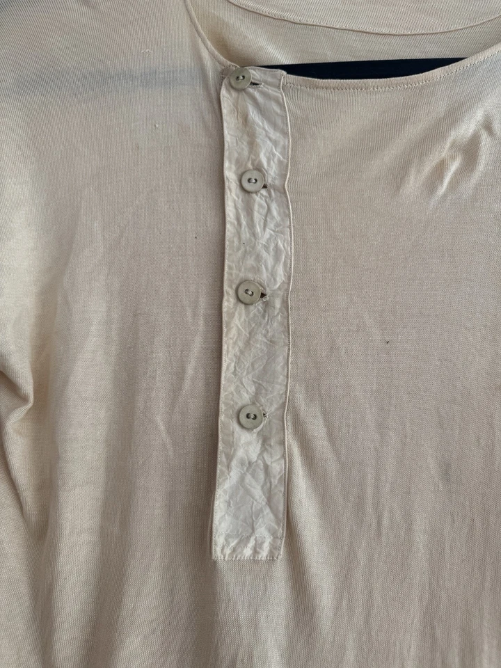 Антикварная шелковая длинная майка John 1920-х 1900-х годов - - Изображение 2 из 4