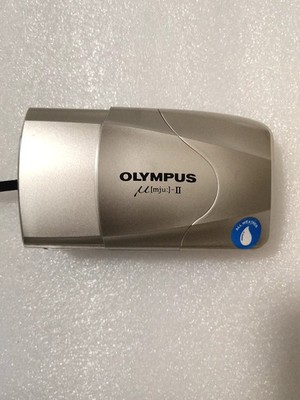 Olympus MJU II Champagne 35mm Film Camera with 35mm Lens