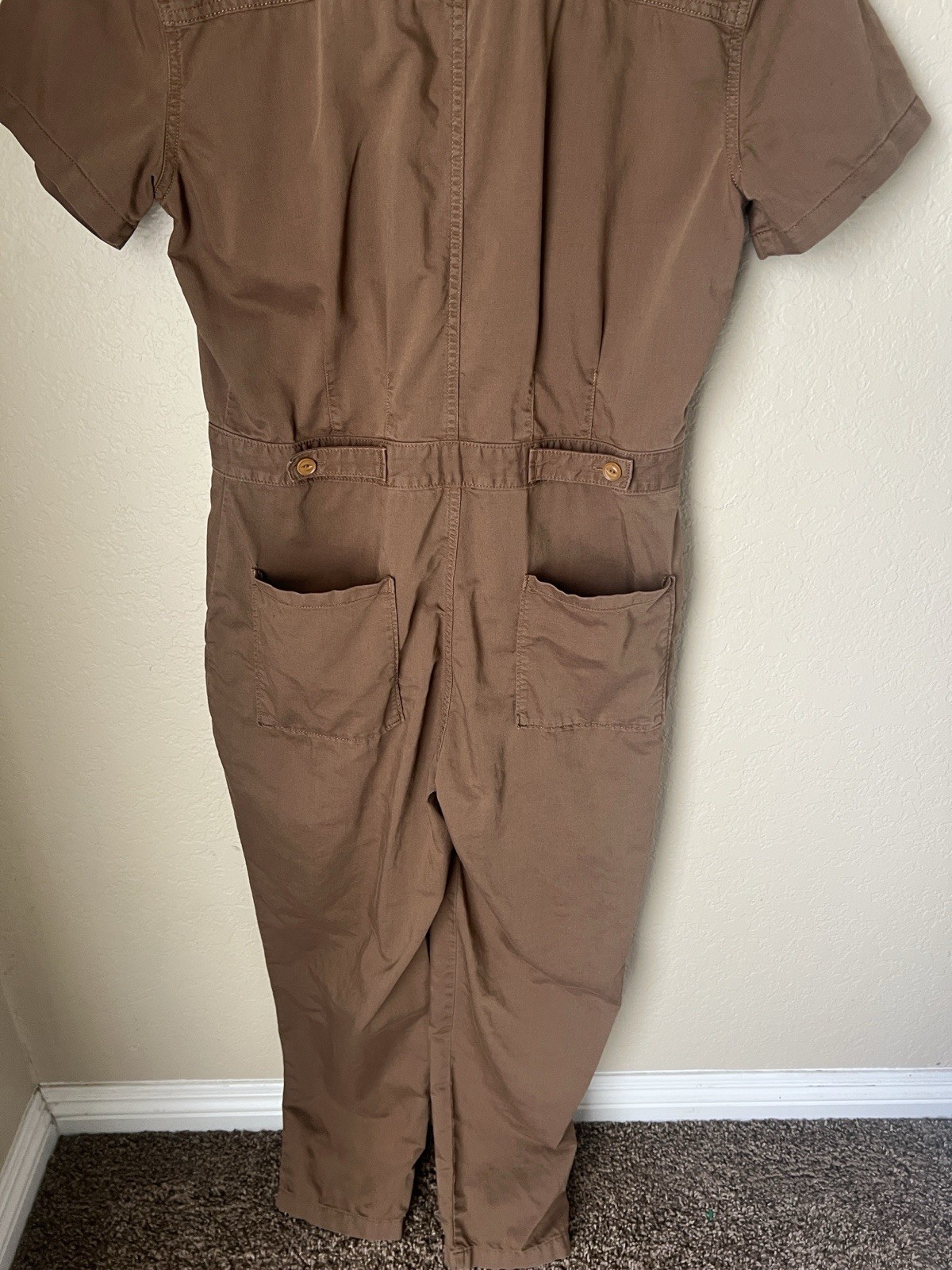 Outerknown Brown Button Pant Playsuit - image 10