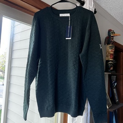Holderness & Bourne Sweater XL  The Ward Pullover Quilted Golf JCC Logo