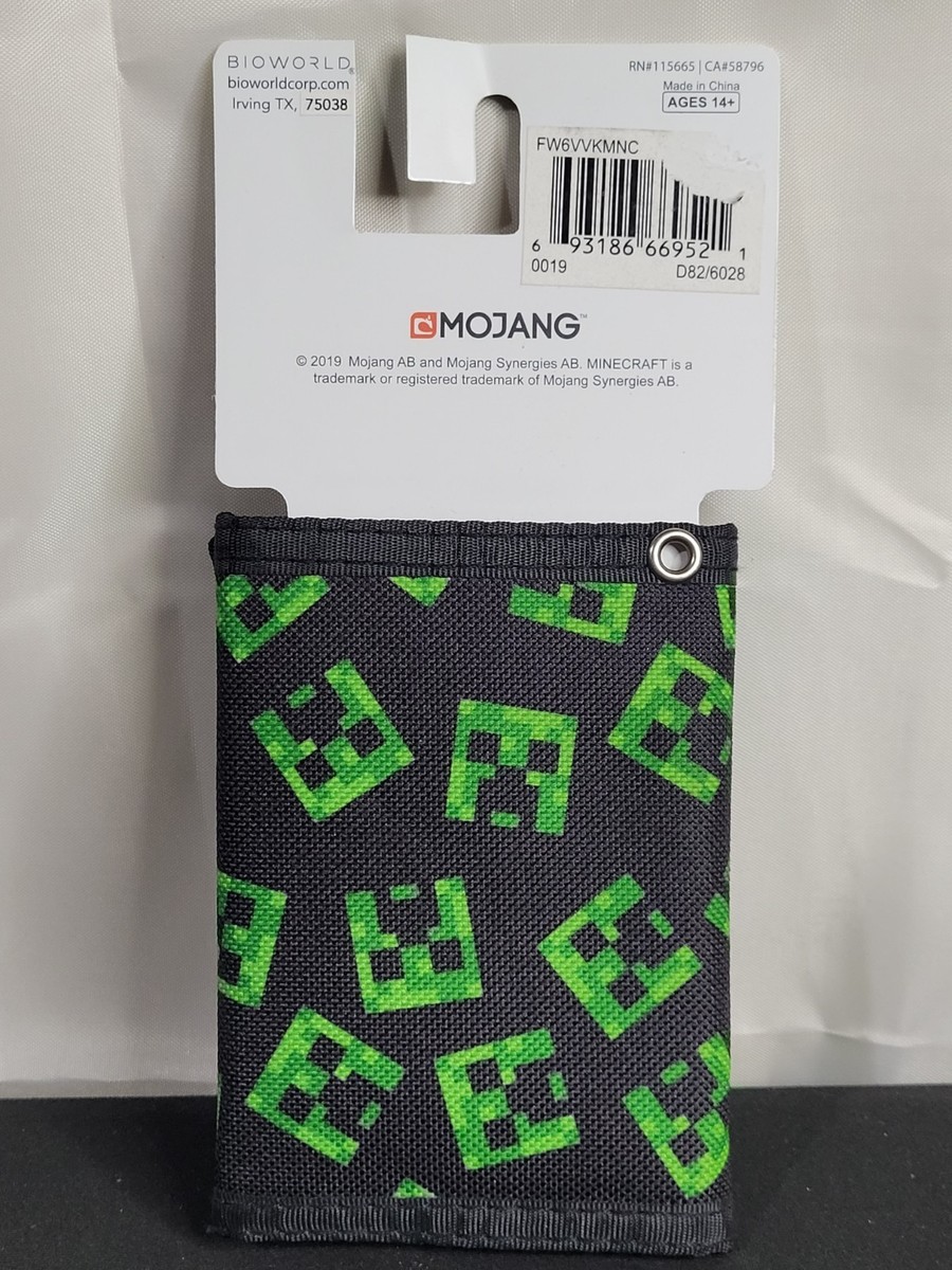 Mojang Minecraft Creeper Trifold Gamer Wallet. Brand New | eBay